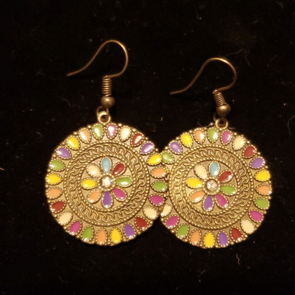 Multi color earrings